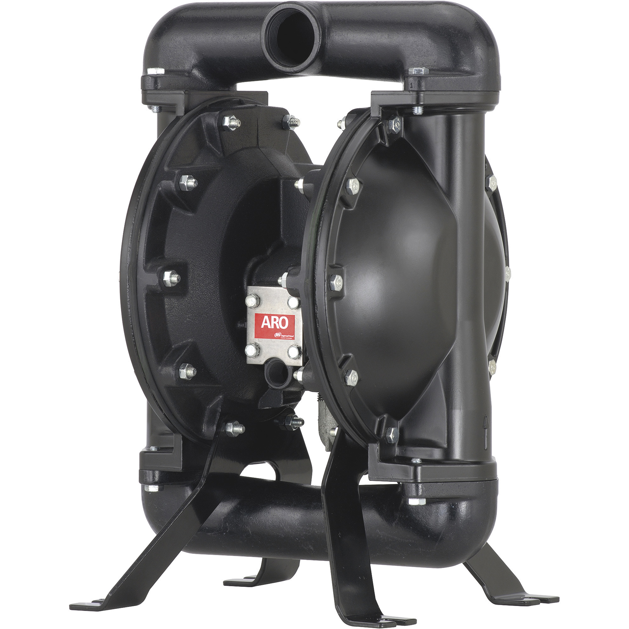 Ingersoll Rand Air-Operated Aluminum Double Diaphragm Pump, 90 GPM, 1 1/2in. Inlet and Outlet, Model# PD05A-AAS-FTT-B